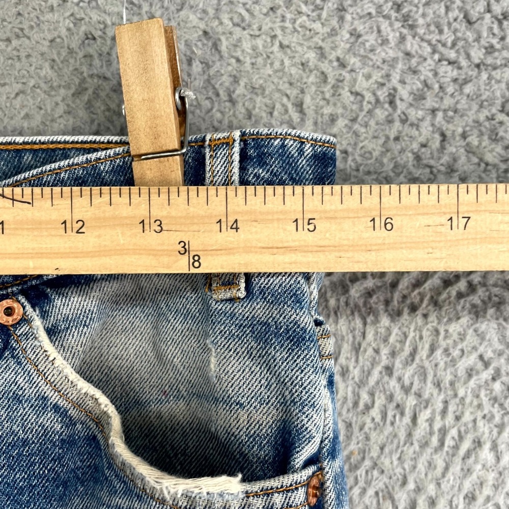 VTG Levi's 517 Bootcut Jeans Mens 31x26* Orange Tab USA Made Western Workwear - Picture 5 of 13